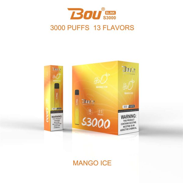 BOU Blink Mango Ice — Best Vape Flavors｜Kloudy X Vape Brand｜NO1