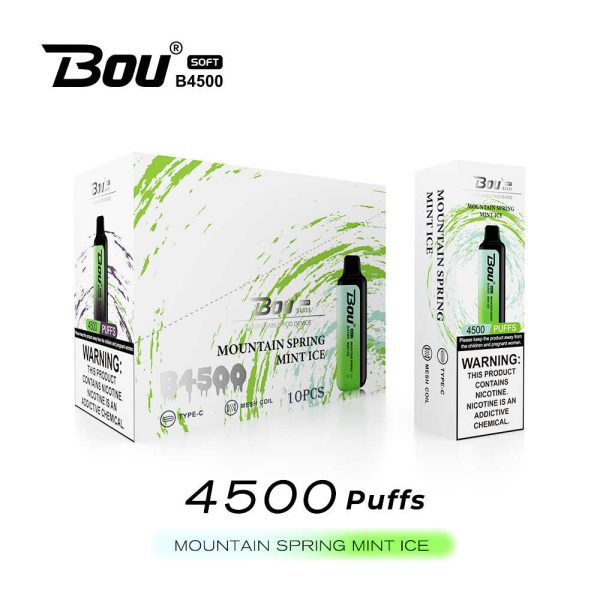 BOU Soft Mountain Spring Mint Ice — Best Vape Flavors｜Kloudy X Vape Brand｜NO1