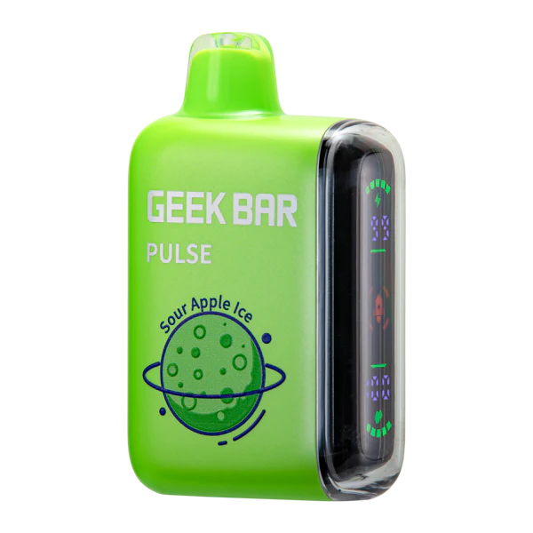 Sour Apple Ice Geek Bar Pulse 15000 Puffs &mdash; KLOUDYX Geek Vape