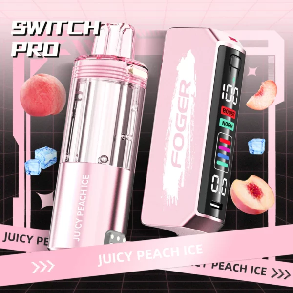 Juicy Peach Ice Foger Switch Pro Kit 30K Puffs - Image 2