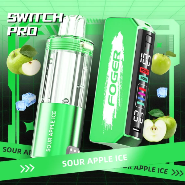 Sour Apple Ice Foger Switch Pro Kit 30K Puffs - Image 2